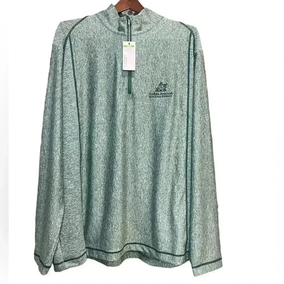 Antigua Desert Dry 1/4 Zip Long sleeve Green size XXL - Picture 1 of 5